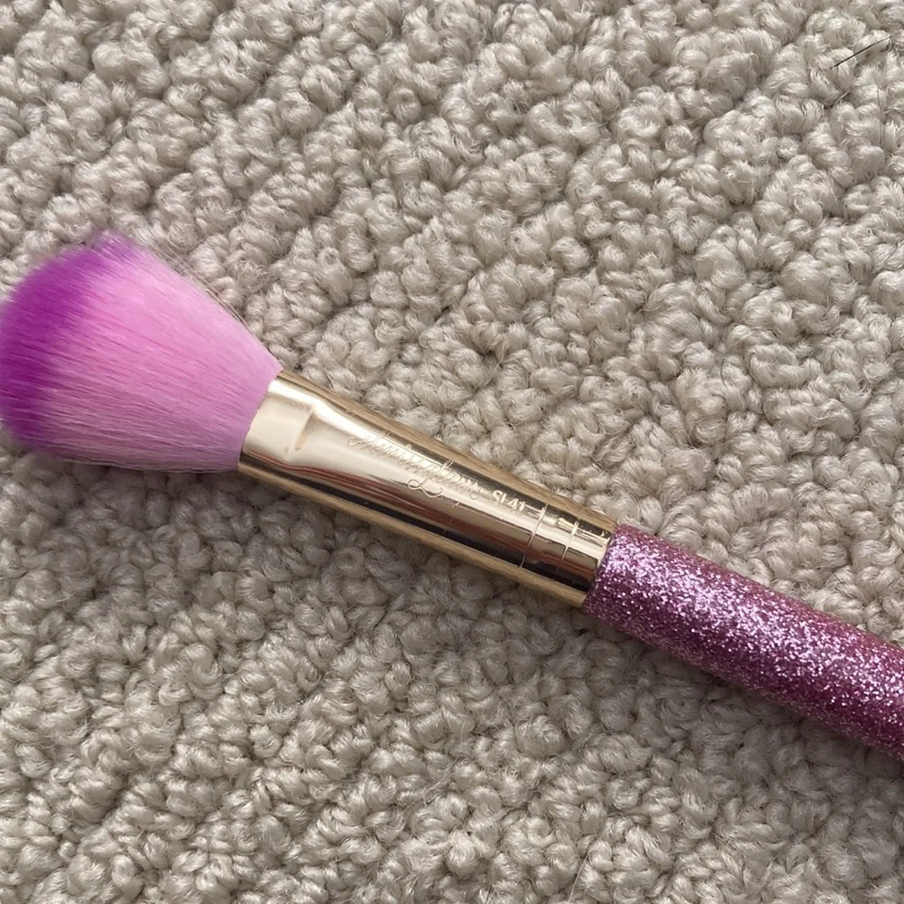 NEW Slmissglam Beauty Makeup Brush Sparkly Pink Ombré Powder Tool NWOT - Picture 6 of 6